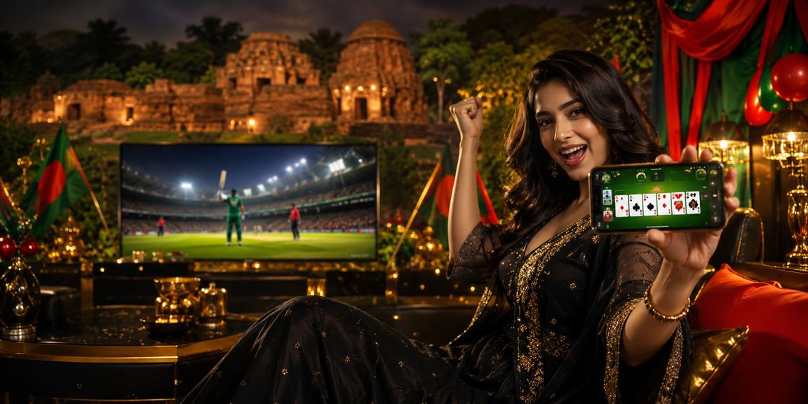 কুমিল্লায় লাল-সবুজ পতাকার সামনে ক্রিকেট বেটিং